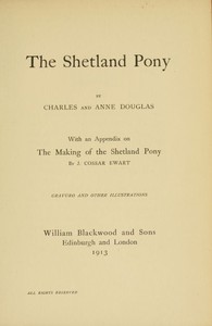 cover for book The Shetland Pony