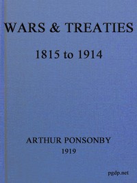 cover for book Wars & Treaties, 1815 to 1914
