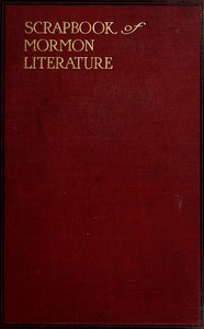 cover for book Scrap Book of Mormon Literature (Vol. 1 of 2)