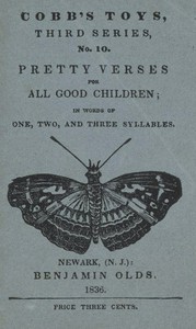 cover for book Pretty Verses for All Good Children: In Words of One, Two, and Three Syllables