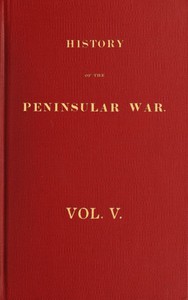 cover for book History of the Peninsular War, Volume 5 (of 6)