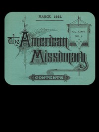 cover for book The American Missionary — Volume 37, No. 3, March, 1883