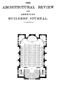 cover for book The Architectural Review and American Builders' Journal, Aug. 1869