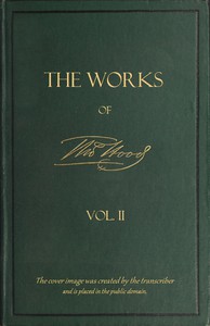 cover for book The Works of Thomas Hood; Vol. 02 (of 11)