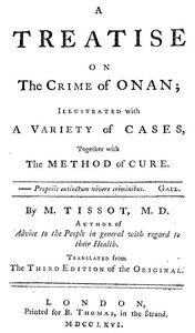 cover for book A Treatise on the Crime of Onan