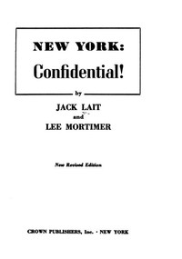 cover for book New York: Confidential!