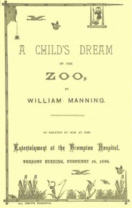 cover for book A Child's Dream of the Zoo
