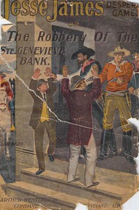 cover for book Jesse James' Desperate Game; Or, The Robbery of the Ste. Genevieve Bank