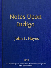 cover for book Notes Upon Indigo