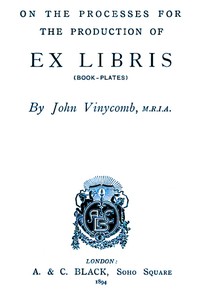 cover for book On the Processes for the Production of Ex Libris (Book-Plates)