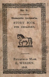 cover for book Domestic animals: a story book for children