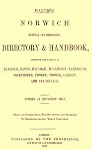 cover for book Mason's Norwich General and Commercial Directory & Handbook