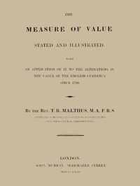 cover for book The Measure of Value Stated and Illustrated