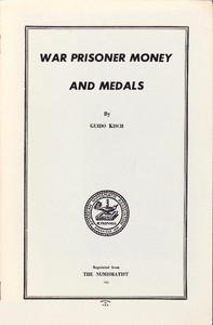 cover for book War Prisoner Money and Medals
