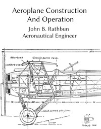 cover for book Aeroplane Construction and Operation