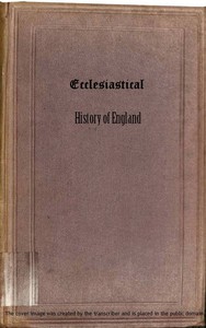 cover for book Ecclesiastical History of England, Volume 1—The Church of the Civil Wars
