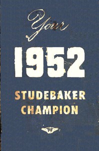 cover for book Your 1952 Champion Owner's Guide