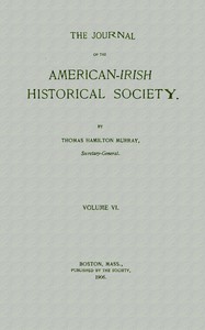 cover for book The Journal of the American-Irish Historical Society (Vol. VI)