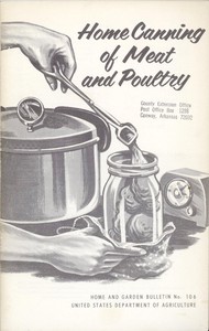 cover for book Home Canning of Meat and Poultry