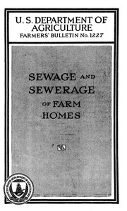 cover for book Sewage and sewerage of farm homes [1928]