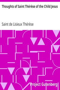 cover for book Thoughts of Saint Thérèse of the Child Jesus