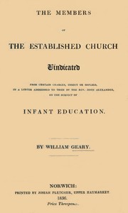 cover for book The Members of the Established Church Vindicated