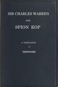 cover for book Sir Charles Warren and Spion Kop: A Vindication