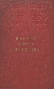 cover for book Rogers' Directory of Norwich and Neighbourhood