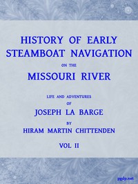 cover for book History of Early Steamboat Navigation on the Missouri River, Volume 2 (of 2)
