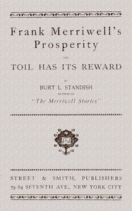 cover for book Frank Merriwell's Prosperity; or, Toil Has Its Reward