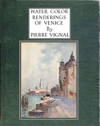 cover for book Water Color Renderings of Venice