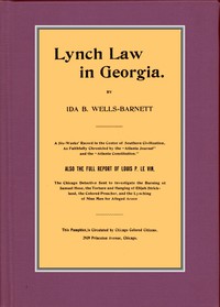 cover for book Lynch Law in Georgia