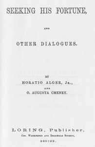 cover for book Seeking His Fortune, and Other Dialogues