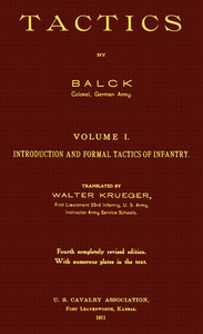 cover for book Tactics, Volume 1 (of 2). Introduction and Formal Tactics of Infantry