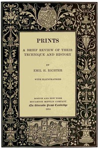 cover for book Prints: A Brief Review of Their Technique and History