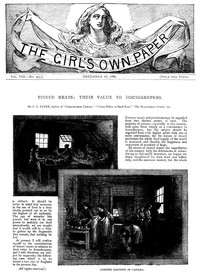 cover for book The Girl's Own Paper, Vol. VIII, No. 364, December 18, 1886