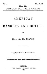 cover for book American Dangers and Duties