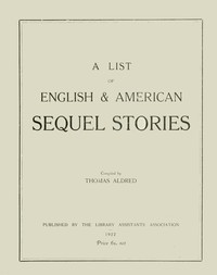 cover for book A List of English & American Sequel Stories