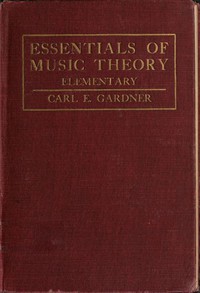 cover for book Essentials of Music Theory: Elementary