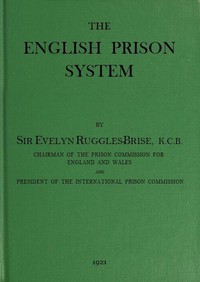 cover for book The English Prison System