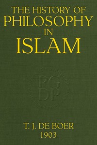 cover for book The History of Philosophy in Islam