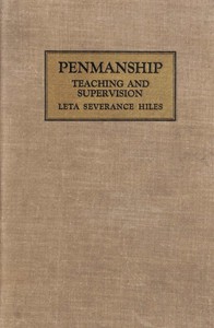 cover for book Penmanship: Teaching and Supervision