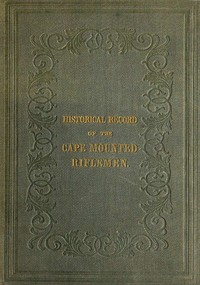 cover for book History of the Cape Mounted Riflemen