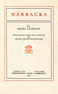 cover for book Mårbacka
