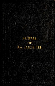 cover for book Religious Experience and Journal of Mrs. Jarena Lee