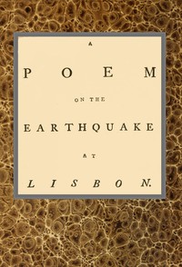 cover for book A poem on the earthquake at Lisbon