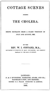 cover for book Cottage scenes during the cholera