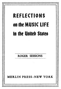 cover for book Reflections on the Music Life in the United States