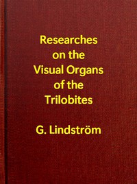 cover for book Researches on the Visual Organs of the Trilobites