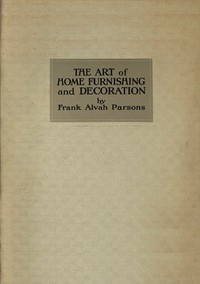 cover for book The Art of Home Furnishing and Decoration